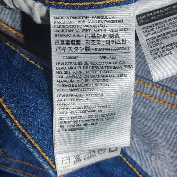 Levi's jeans women's size W30/L30 denim blue colour Mile High Super Skinny - Picture 8 of 16